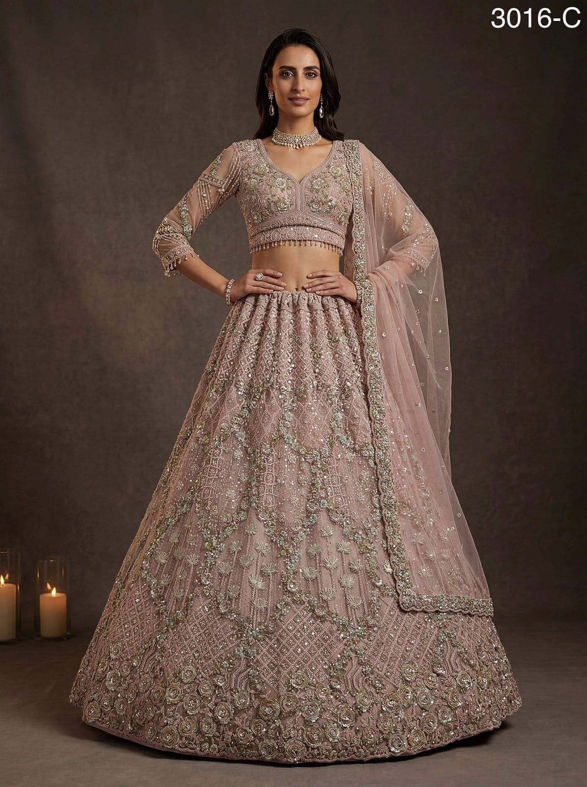 3016 BY FASHID Indian Traditional Wear Bridal Collection Beautiful Stylish Fancy Colorful Bridal Wear & Occasional Wear Fancy Lehengas At Wholesale Price